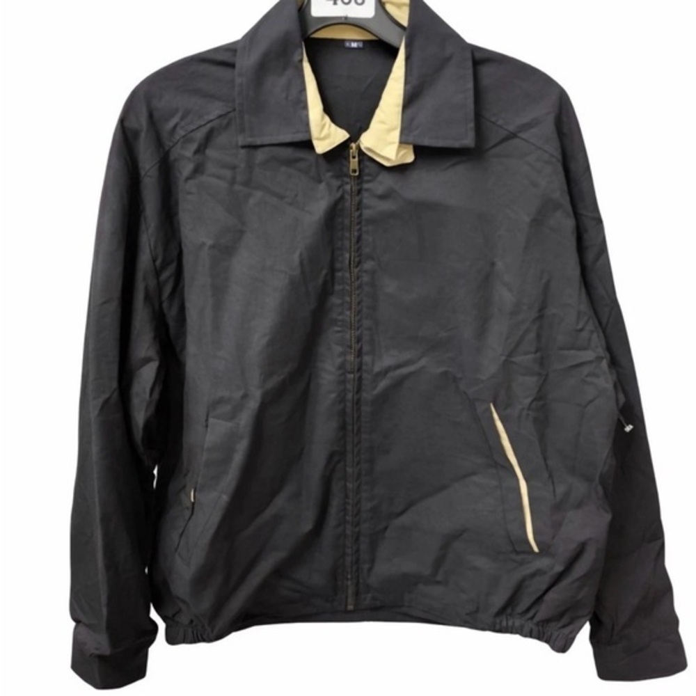 Vintage King Louie Windbreaker Jacket Medium Black